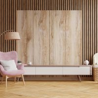 Cabinet designs for living room on wooden wall background. Cabinet designs for living room on wooden wall background,3d rendering