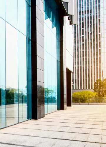 Windows of Skyscraper Business Office